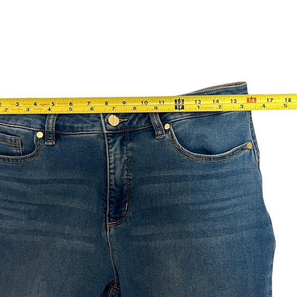 Jones New York Signature Madison Skinny Jeans Blue Stretch Denim Women’s 12 - Picture 8 of 14